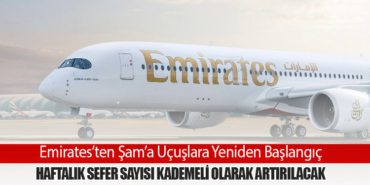 Emirates’ten Şam’a Uçuşlara Yeniden Başlangıç: Haftalık Sefer Sayısı Kademeli Olarak Artırılacak 4 Haberler Turkish Cargo Emirates’ten Şam’a Uçuşlara Yeniden Başlangıç: Haftalık Sefer Sayısı Kademeli Olarak Artırılacak