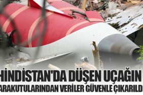 Hindistan'da Düşen Uçağın Karakutularından Veriler Güvenle Çıkarıldı