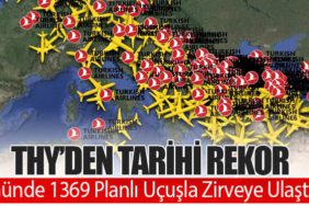 THY’den Tarihi Rekor: Günde 1369 Planlı Uçuşla Zirveye Ulaştı