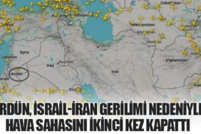 Ürdün, İsrail-İran Gerilimi Nedeniyle Hava Sahasını İkinci Kez Kapattı
