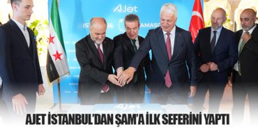 AJet İstanbul’dan Şam’a ilk seferini yaptı 10 Haberler Vize AJet İstanbul’dan Şam’a ilk seferini yaptı
