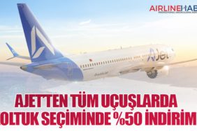 AJet’ten Tüm Uçuşlarda Koltuk Seçiminde Yüzde 50 İndirim Fırsatı!