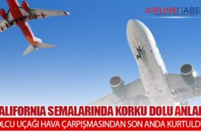 CALIFORNIA SEMALARINDA KORKU DOLU ANLAR: YOLCU UÇAĞI HAVA ÇARPIŞMASINDAN SON ANDA KURTULDU