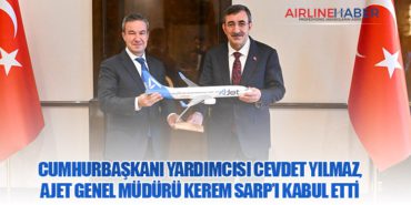 Cumhurbaşkanı Yardımcısı Cevdet Yılmaz, AJet Genel Müdürü Kerem Sarp’ı Kabul Etti 10 Haberler Uçak Cumhurbaşkanı Yardımcısı Cevdet Yılmaz, AJet Genel Müdürü Kerem Sarp’ı Kabul Etti