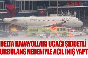 Delta Havayolları Uçağı Şiddetli Türbülans Nedeniyle Acil İniş Yaptı