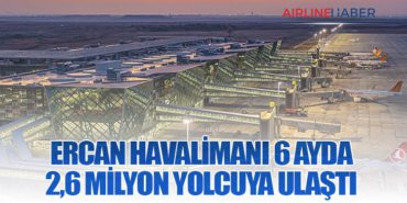 Ercan Havalimanı 6 Ayda 2,6 Milyon Yolcuya Ulaştı 1 Haberler Havalimanı Ercan Havalimanı 6 Ayda 2,6 Milyon Yolcuya Ulaştı