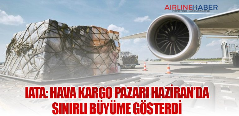 IATA: Hava Kargo Pazarı Haziran’da Sınırlı Büyüme Gösterdi