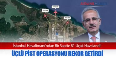 İstanbul Havalimanı'ndan Bir Saatte 81 Uçak Havalandı! Üçlü Pist Operasyonu Rekor Getirdi 5 Haberler Flightright İstanbul Havalimanı’ndan Bir Saatte 81 Uçak Havalandı! Üçlü Pist Operasyonu Rekor Getirdi
