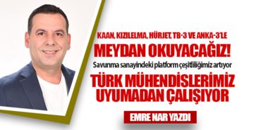 KAAN, KIZILELMA, HÜRJET, TB-3 ve ANKA-3’le meydan okuyacağız!  