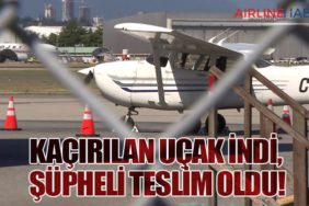 Kaçırılan Uçak İndi, Şüpheli Teslim Oldu!