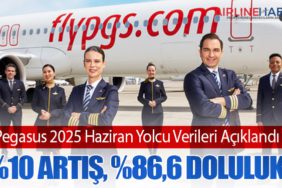 Pegasus 2025 Haziran Yolcu Verileri Açıklandı: %10 Artış, %86,6 Doluluk