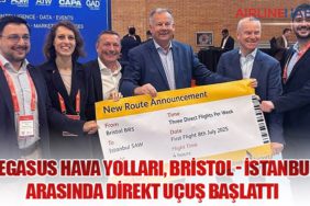Pegasus Hava Yolları, Bristol - İstanbul Arasında Direkt Uçuş Başlattı