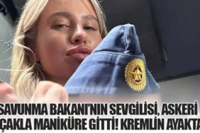 Savunma Bakanı’nın Sevgilisi, Askeri Uçakla Maniküre Gitti! Kremlin Ayakta