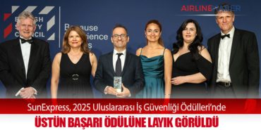 SunExpress, 2025 Uluslararası İş Güvenliği Ödülleri’nde Üstün Başarı Ödülüne Layık Görüldü 9 Haberler Uçak SunExpress, 2025 Uluslararası İş Güvenliği Ödülleri’nde Üstün Başarı Ödülüne Layık Görüldü