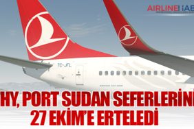 THY, Port Sudan Seferlerini 27 Ekim’e Erteledi