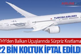 THY’den Balkan Uçuşlarında Sürpriz Kısıtlama: 22 Bin Koltuk İptal Edildi