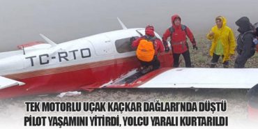 Tek Motorlu Uçak Kaçkar Dağları’nda Düştü: Pilot Yaşamını Yitirdi, Yolcu Yaralı Kurtarıldı 6 Haberler Vize Tek Motorlu Uçak Kaçkar Dağları’nda Düştü: Pilot Yaşamını Yitirdi, Yolcu Yaralı Kurtarıldı