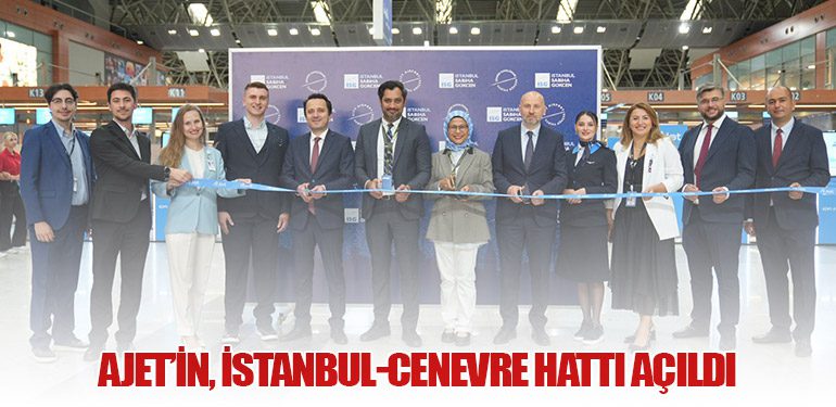 AJet’in, İstanbul-Cenevre hattı açıldı