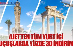 AJet’ten Tüm Yurt İçi Uçuşlarda Yüzde 30 İndirim