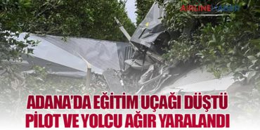 Adana’da Eğitim Uçağı Düştü: Pilot ve Yolcu Ağır Yaralandı 1 Haberler Pilot Adana’da Eğitim Uçağı Düştü: Pilot ve Yolcu Ağır Yaralandı