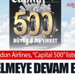 Corendon Airlines, “Capital 500” listesinde yükselmeye devam ediyor