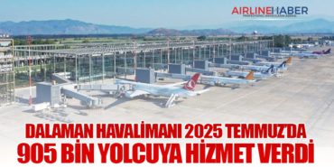 Dalaman Havalimanı 2025 Temmuz’da 905 Bin Yolcuya Hizmet Verdi 8 Haberler TOMTAŞ Dalaman Havalimanı 2025 Temmuz’da 905 Bin Yolcuya Hizmet Verdi