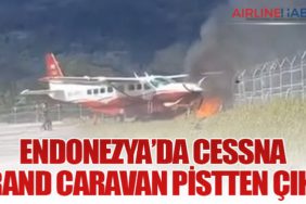 Endonezya’da Cessna Grand Caravan Pistten Çıktı