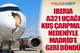 Iberia A321 Uçağı Kuş Çarpması Nedeniyle Madrid’e Geri Döndü