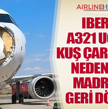 Iberia A321 Uçağı Kuş Çarpması Nedeniyle Madrid’e Geri Döndü