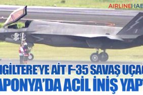 İngiltere’ye Ait F-35 Savaş Uçağı Japonya’da Acil İniş Yaptı
