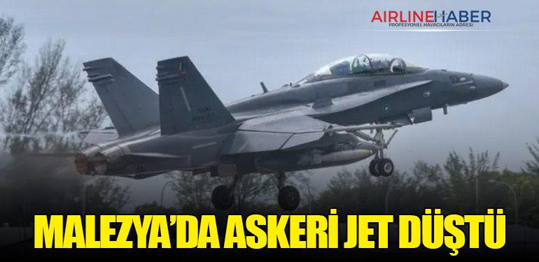Malezya’da Askeri Jet Düştü