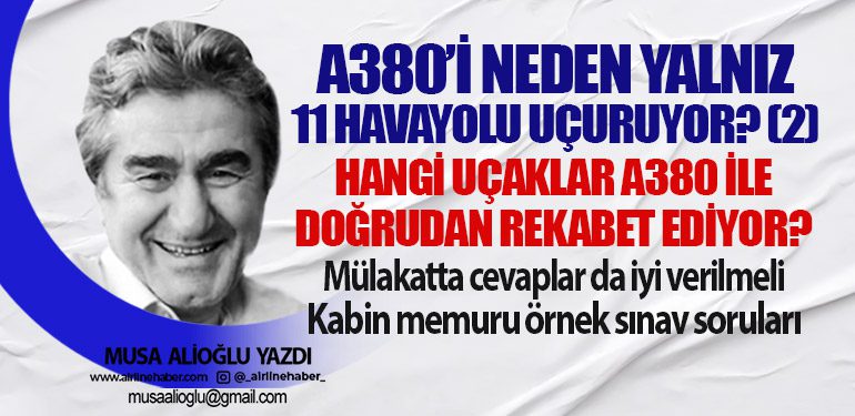 Mülakatta cevaplar da iyi verilmeli Kabin memuru örnek sınav soruları