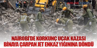 Nairobi’de Korkunç Uçak Kazası: Binaya Çarpan Jet Enkaz Yığınına Döndü
