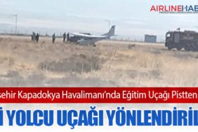 Nevşehir Kapadokya Havalimanı’nda Eğitim Uçağı Pistten Çıktı: İki Yolcu Uçağı Yönlendirildi