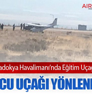 Nevşehir Kapadokya Havalimanı’nda Eğitim Uçağı Pistten Çıktı: İki Yolcu Uçağı Yönlendirildi