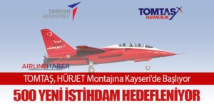 TOMTAŞ, HÜRJET Montajına Kayseri’de Başlıyor: 500 Yeni İstihdam Hedefleniyor