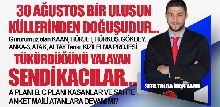 Tükürdüğünü yalayan sendikacılar…