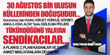 Tükürdüğünü yalayan sendikacılar… 8 Köşe Yazıları Anadolu Tükürdüğünü yalayan sendikacılar…
