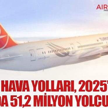 Türk Hava Yolları, 2025’in İlk 7 Ayında 51,2 Milyon Yolcu Taşıdı