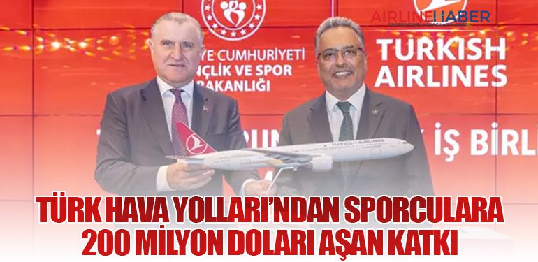 Türk Hava Yolları’ndan Sporculara 200 Milyon Doları Aşan Katkı