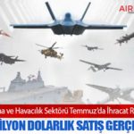 Türk Savunma ve Havacılık Sektörü Temmuz’da İhracat Rekoru Kırdı: 989,6 Milyon Dolarlık Satış Gerçekleşti