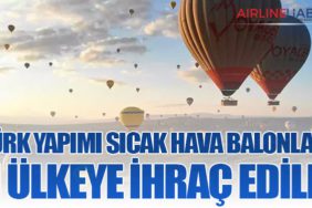 Türk Yapımı Sıcak Hava Balonları 11 Ülkeye İhraç Edildi
