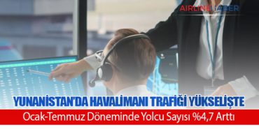 Yunanistan’da Havalimanı Trafiği Yükselişte: Ocak-Temmuz Döneminde Yolcu Sayısı %4,7 Arttı