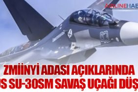Zmiinyi Adası Açıklarında Rus Su-30SM Savaş Uçağı Düştü