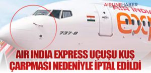 Air India Express Uçuşu Kuş Çarpması Nedeniyle İptal Edildi
