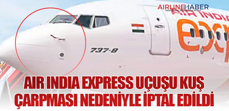 Air India Express Uçuşu Kuş Çarpması Nedeniyle İptal Edildi
