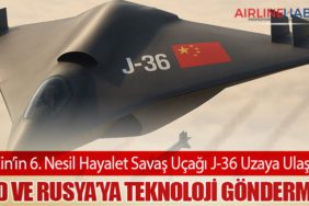 Çin’in 6. Nesil Hayalet Savaş Uçağı J-36 Uzaya Ulaştı: ABD ve Rusya’ya Teknoloji Göndermesi