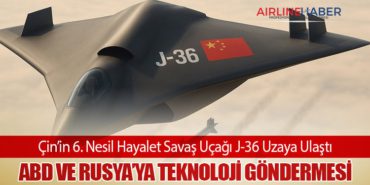 Çin’in 6. Nesil Hayalet Savaş Uçağı J-36 Uzaya Ulaştı: ABD ve Rusya’ya Teknoloji Göndermesi