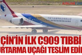 Çin’in İlk C909 Tıbbi Kurtarma Uçağı Teslim Edildi