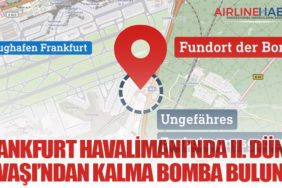 Frankfurt Havalimanı’nda II. Dünya Savaşı’ndan Kalma Bomba Bulundu